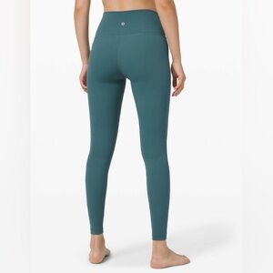 Lululemon Wunder Under High-Rise Tight 28" *Full-On Luxtreme Desert Teal Sz 4